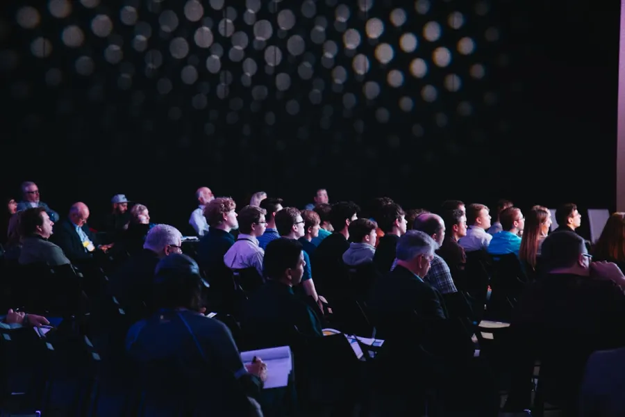 Conference event audience